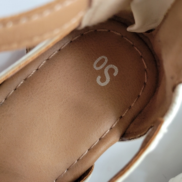 SO Hopeful white gladiator sandals size 8 - Picture 4 of 7